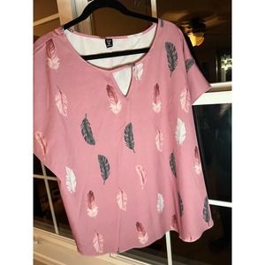 Feather Dress Top